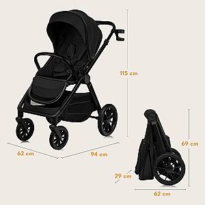 Carucior 2 in 1 Lionelo Layla Grey Stone