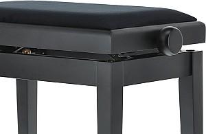 Scaun pentru pian GEWA Deluxe Matt Seat Black 130000