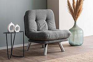 Fotoliu Trendy Misa Small Solo Gri deschis