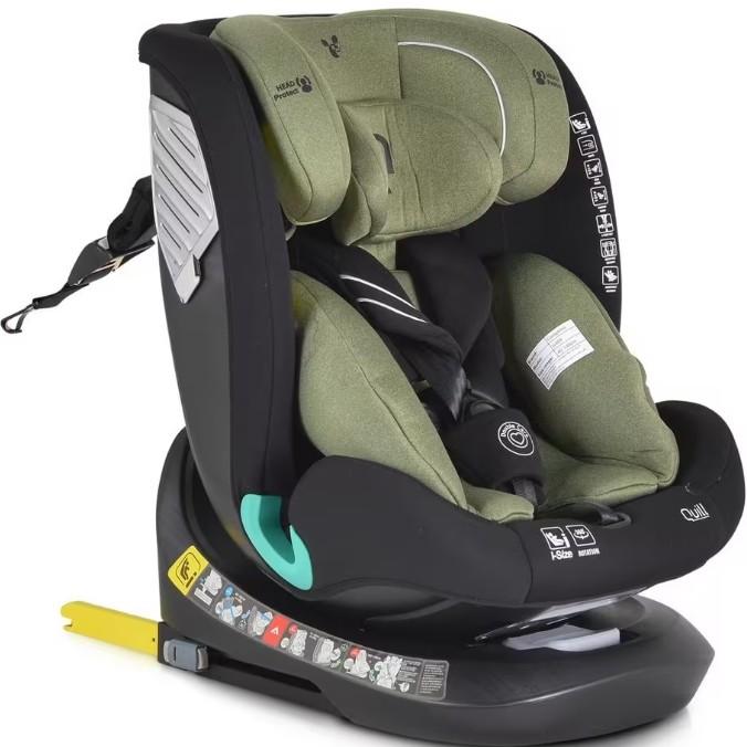 Scaun auto copii Cangaroo QUILL I-SIZE GREEN