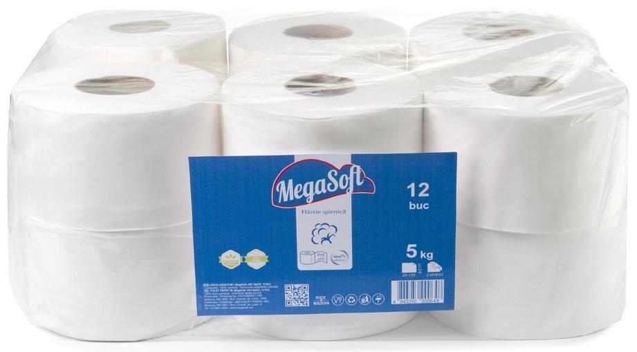 Hartie igienica Megasoft 2 plies 125m 12 rolls