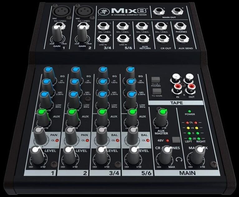 Mixer analogic Mackie Mix8