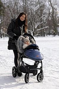Husa de iarna pentru carucioare Caretero Aspen Dark Green