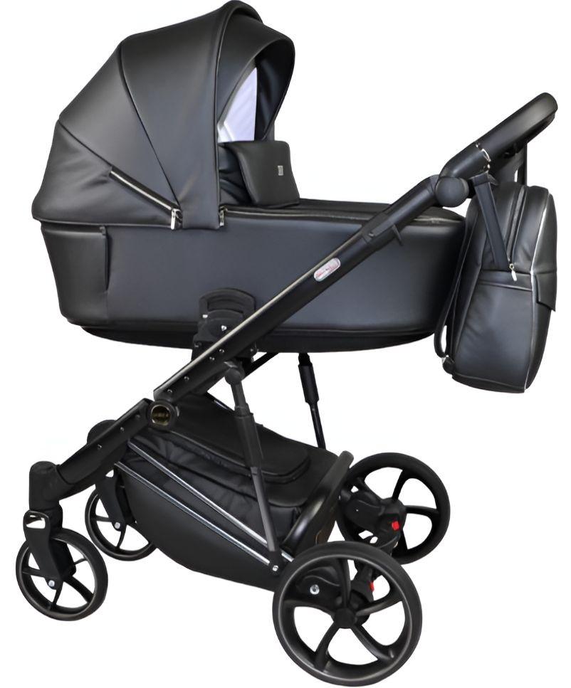Carucior 3 in 1 Sojan Sibex Extra Piele (2010401) Negru
