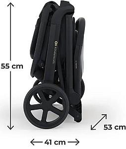 Carucior de plimbare KinderKraft Nubi 3 Midnight Black (KSNUBI03BLK0000)