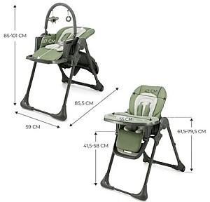 Scaun de masa multifunctional KinderKraft TUMMIE verde (5902533925032)