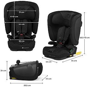 Scaun auto copii KinderKraft Fix2Go i-Size Black (KCFI2GO0BLK0000)