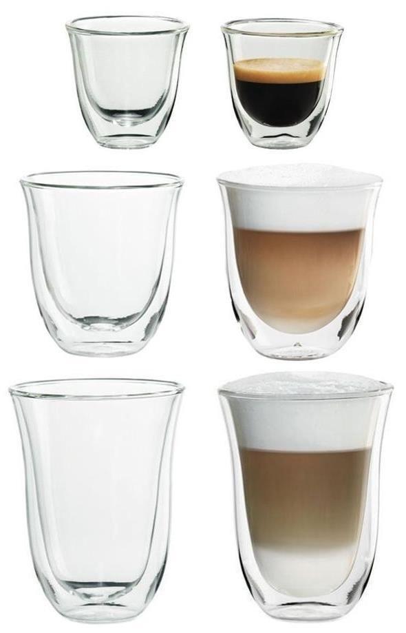 Pahare DeLonghi SET 6 Glasses Mix (DLSC302)