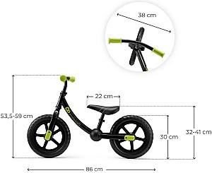Bicicleta fara pedale KinderKraft 2Way Next Black (KR2WAY25BLK0000)