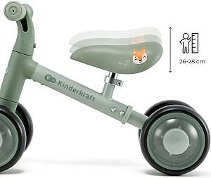 Bicicleta fara pedale KinderKraft Cutie Flash Green (KRCUFL00GRE0000)