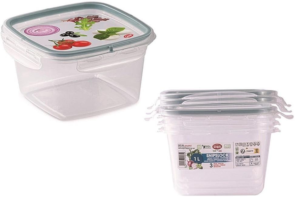 Set de recipiente alimentare Snips Quadro (56430)