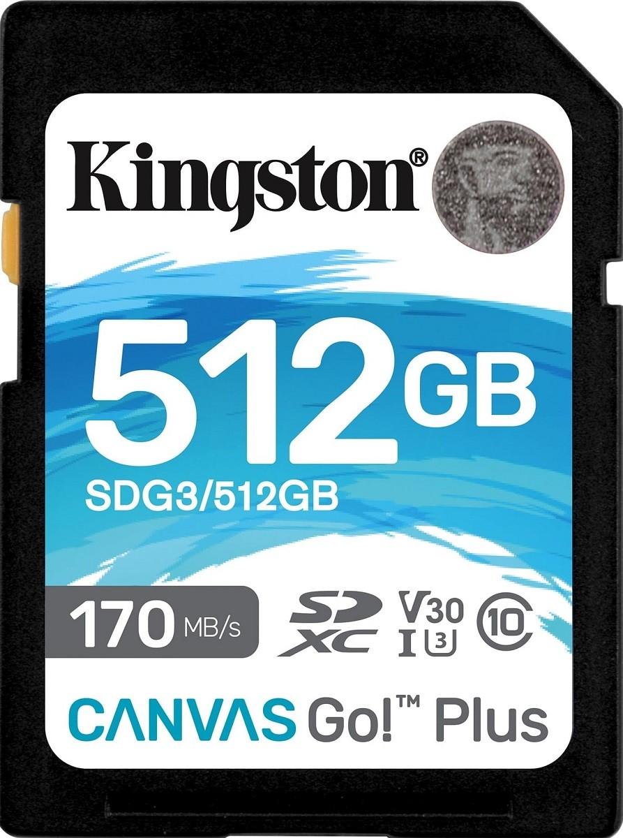 Card memorie Kingston Canvas Go! Plus 512GB (SDG3/512GB)