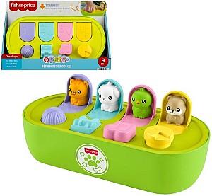 Jucarie interactiva Fisher  price De-a v-ați ascunselea cu animalele (JDL66)