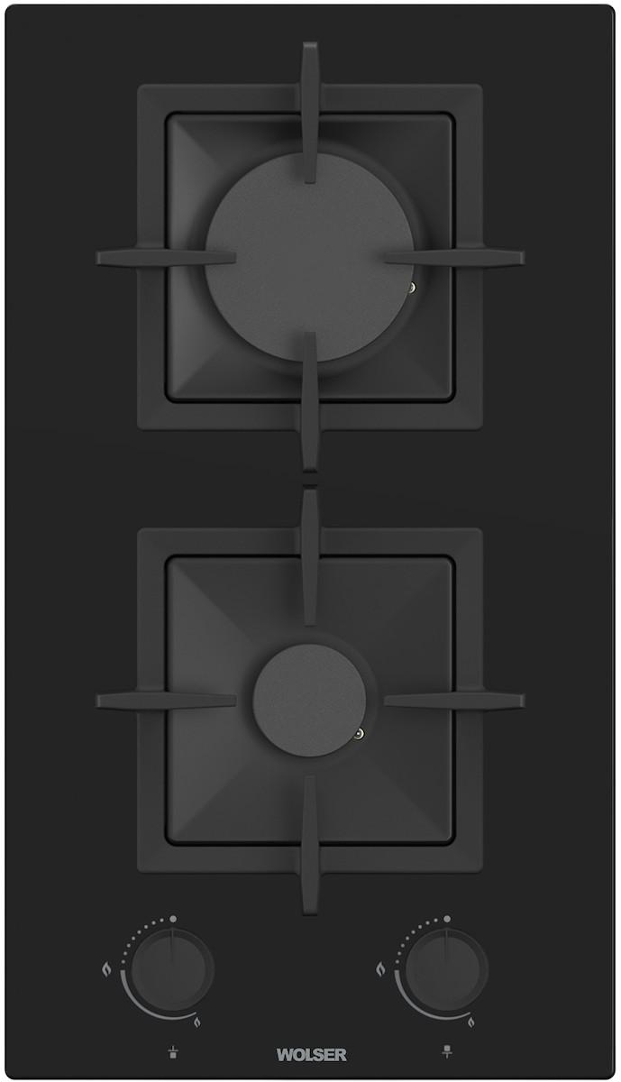 Plita pe gaz incorporabila Wolser WL-F 3001 Black GL FFD