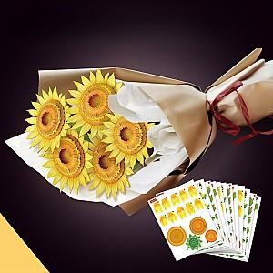 3D Puzzle CubicFun Buchet de flori – Floarea-soarelui (P866h)