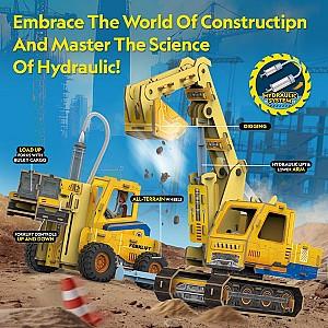 3D Puzzle CubicFun Excavator și Stivuitor (DS1131h)