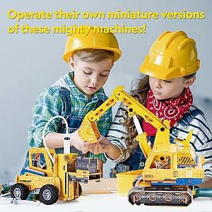 3D Puzzle CubicFun Excavator și Stivuitor (DS1131h)
