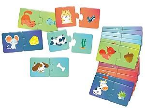 Puzzle Hape Potrivește perechea – Ora gustării animalelor