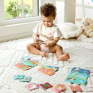 Puzzle Hape Potrivește perechea – Ora gustării animalelor