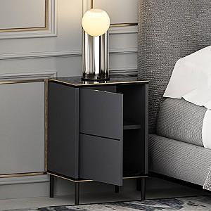 Noptiera Trendy Imaj Antracit (Gri)