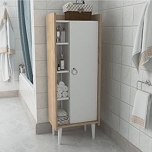 Dulap de baie Trendy Lagomood Ruby Stejar (Bej)/Alb