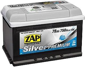 Acumulator auto ZAP 78 Ah Silver Premium