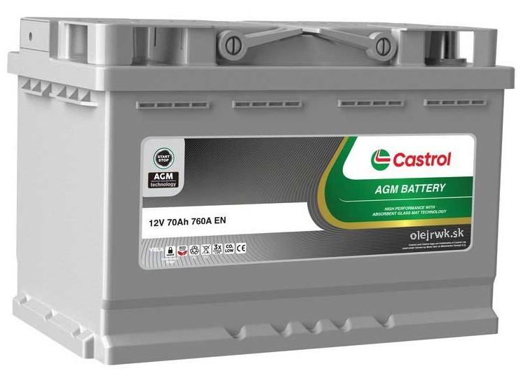 Acumulator auto Castrol 70Ah AGM