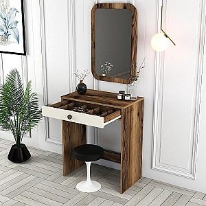 Masa de machiaj Trendy Lizbon Nuc (Maro)/Crem