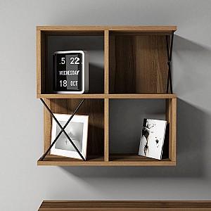 Raft de perete Trendy Extra Nuc (Maro)