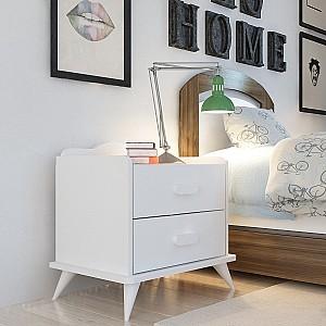 Noptiera Trendy Andaz Alb