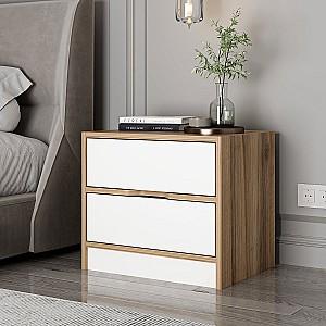 Noptiera Trendy Elina 8171 Nuc (Maro)/Alb