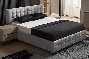 Pat Ambianta Rio 1.8 m Gri Deschis + Saltea Salt Confort Lux 180x200