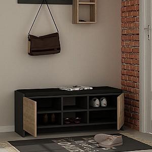 Dulap pentru incaltaminte Trendy Zulla Antracit (Gri)/Sonomo (Maro)