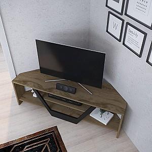 Tumba pentru televizor Trendy Sares Oud Stejar (Maro)/Negru