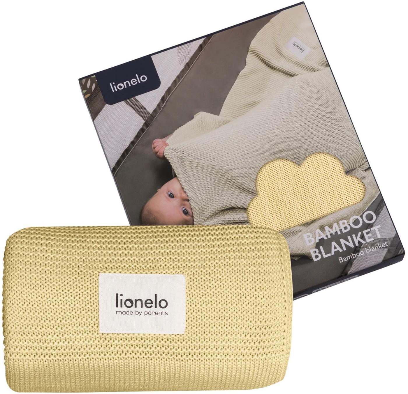Plapuma Lionelo Bamboo Blanket Yellow Lemon