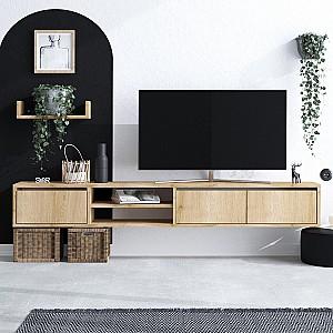 Tumba pentru televizor Trendy Heka Stejar Safir (Bej)