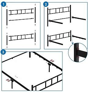 Pat Trendy Akin 150x200 cm Negru
