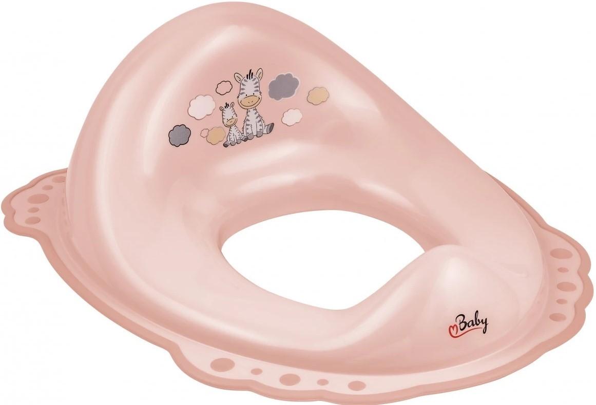 Сolac wc copii Maltex 2 componente Zebra Pink