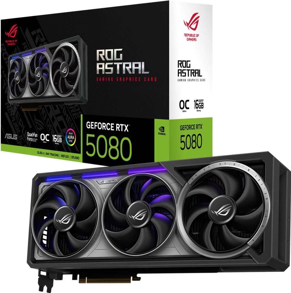 Placa video Asus ROG Astral GeForce RTX 5080 16GB OC Edition