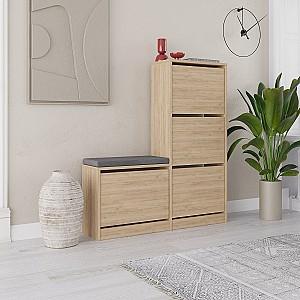 Dulap pentru incaltaminte Trendy Oslo Stejar (Bej)