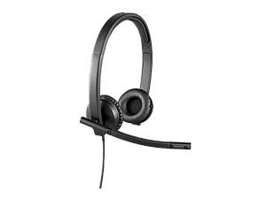 Casti Logitech H570e USB-C Black