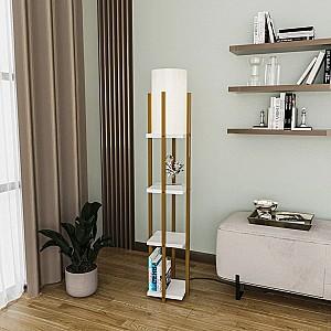 Lampadar Trendy 8119 Auriu/Alb