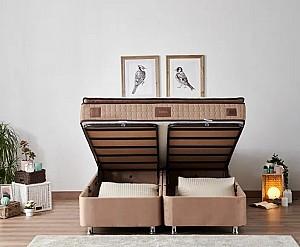 Pat Trendy Helen 140x190 cm Maro Deschis (Cu Saltea)