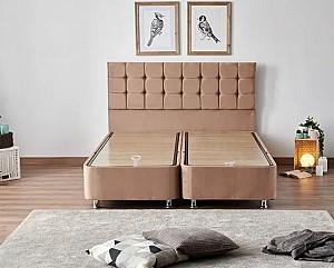 Pat Trendy Latte 160x200 cm Maro Deschis (Cu Saltea)