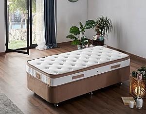 Pat Trendy Latte 90x190 cm Maro Deschis (Cu Saltea)