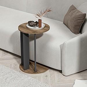 Masuta laterala Trendy Ema Nuc (Maro)/Antracit (Gri)