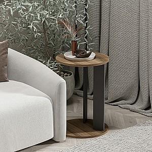 Masuta laterala Trendy Ema Nuc (Maro)/Antracit (Gri)