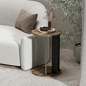 Masuta laterala Trendy Ema Nuc (Maro)/Antracit (Gri)