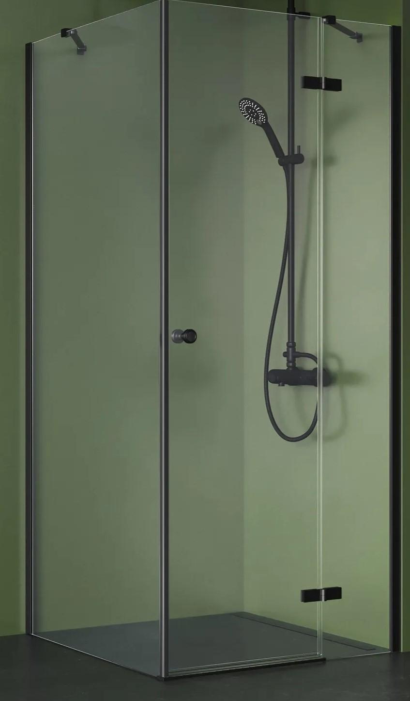 Cabina de dus New Trendy Kalibra Black Rectangular 90x90x195 K-4992 6mm Active Shield