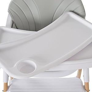 Scaun de masa simplu Moni Almond Grey